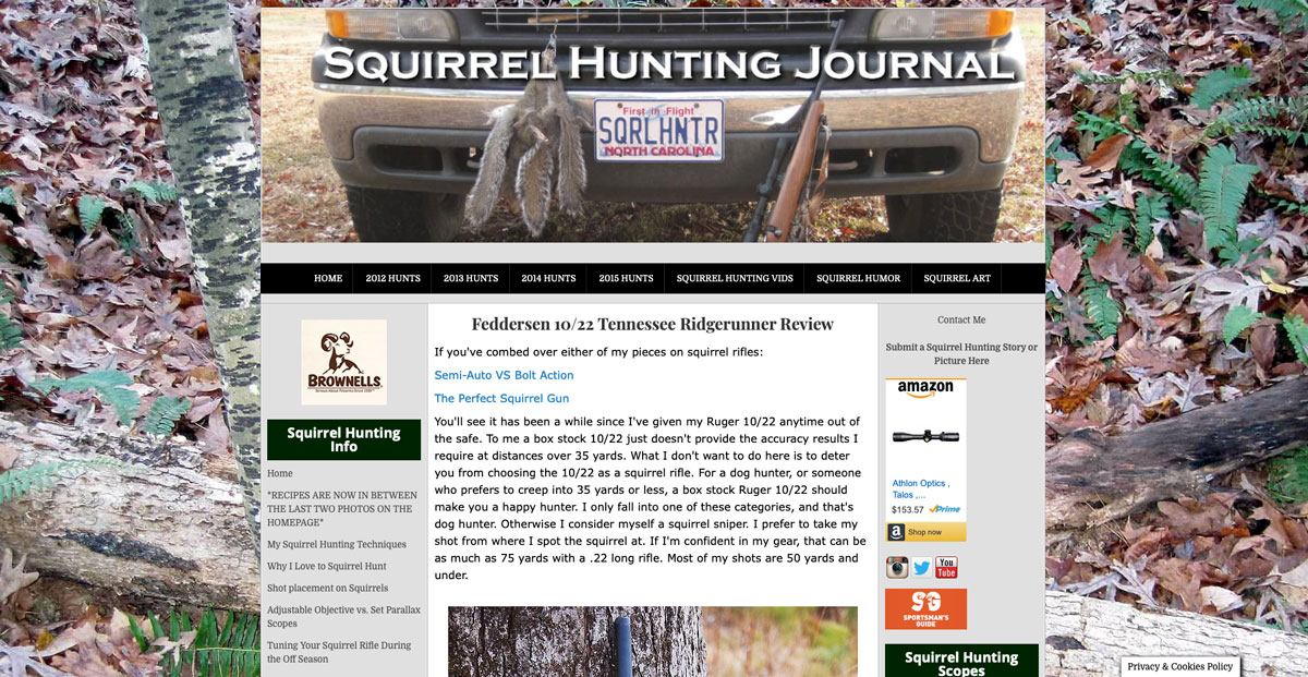 Feddersen Rifle Barrel Review - Squirrel Hunting Journal
