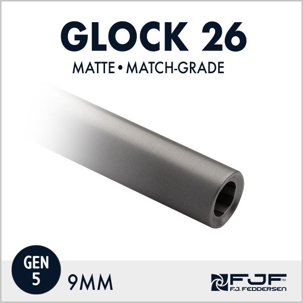 Glock 26 - 9 mm (Gen 5) Match-grade Barrel - Matte Finish