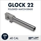 Glock 22 (Gen 5) Match-grade Pistol Barrels by F.J. Feddersen - Polished Finish