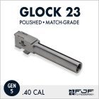 Glock 23 (Gen 5) Match-grade Pistol Barrels by F.J. Feddersen - Polished Finish