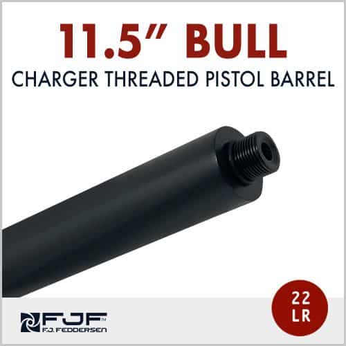 22 Charger Bull Pistol Barrel Threaded With Protector 11 5 22lr