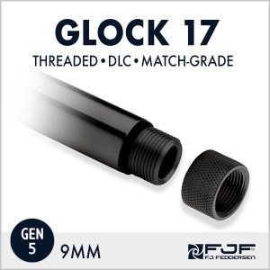 Glock 17 - 9mm - Matchgrade Threaded Barrel - DLC