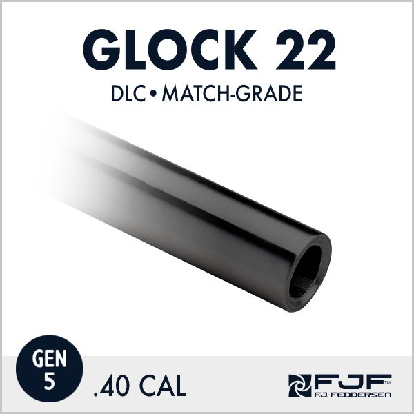 Glock 22 - .40 Cal - Threaded Matchgrade Barrel - DLC