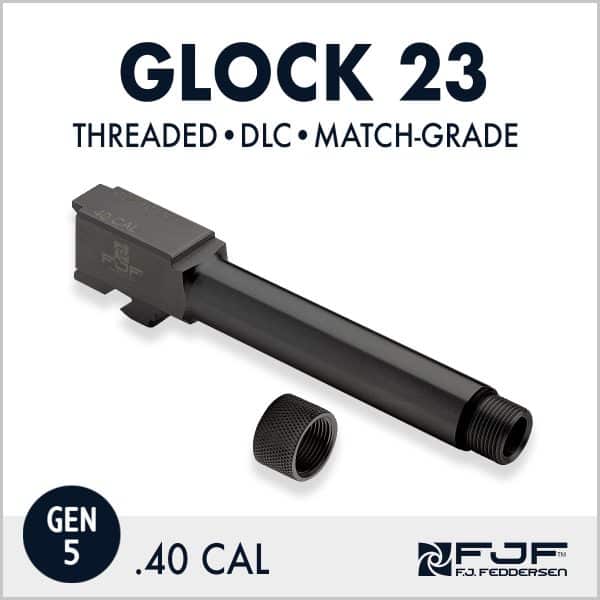 Glock 23 - .40 Cal - Matchgrade Threaded Barrel - DLC