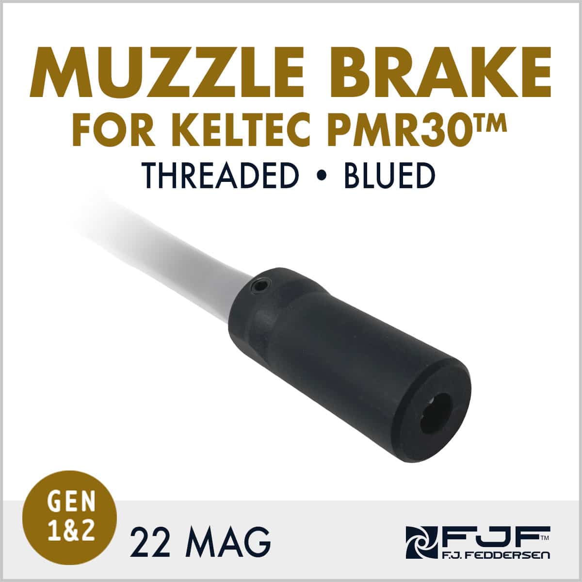 FJF Muzzle Brake Kit for Keltec PMR30 Gen 1 & 2