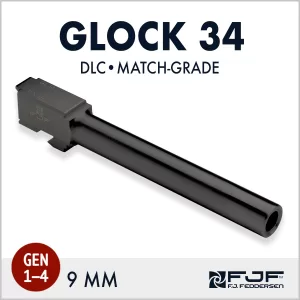 Glock 34 - 9mm - Gen 1-4 - Matchgrade Barrel - DLC