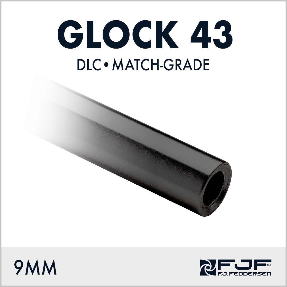 Glock 43 - 9mm - Matchgrade Barrel - DLC