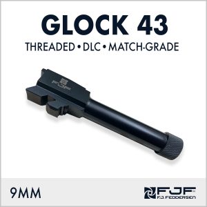 Glock 43 - 9mm - Threaded Matchgrade Barrel - DLC