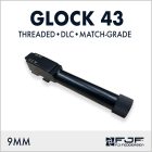 Glock 43 - 9mm - Threaded Matchgrade Barrel - DLC