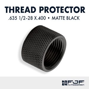 10/22 Barrel Thread Protectors: .635 ½-28 x .400 - Matte Black