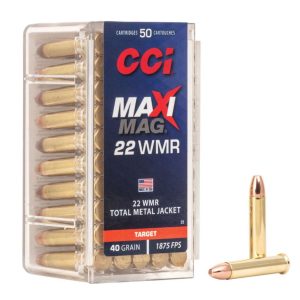CCI MaxiMag TMJ .22 WMR Magnum Ammunition