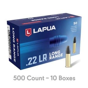 Lapua Long Range .22LR Ammunition - 500 rounds