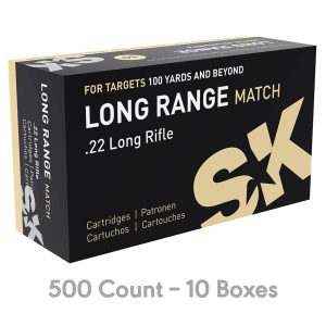 SK Ammo .22 LR Long Range Match, 500 rounds